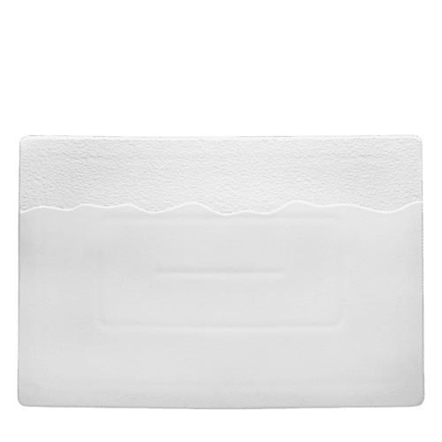 Duetto White - Rectangular Plate