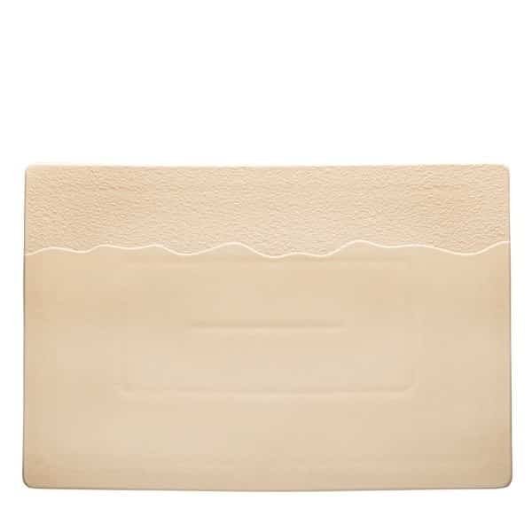 Duetto Beige – Rectangular Plate