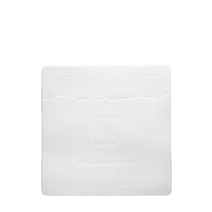 Duetto White - Square Flat Plate