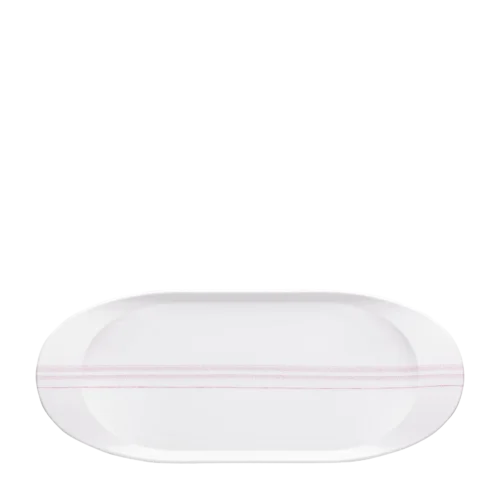 Loop Pink Line - Oval Platter