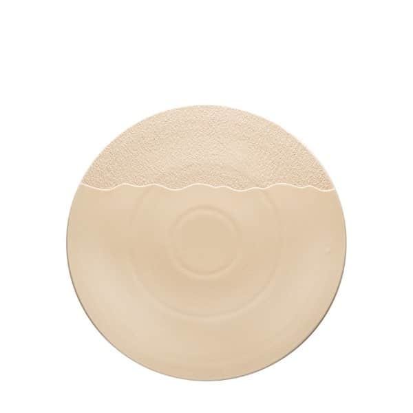 Duetto Beige – Round Flat Plate