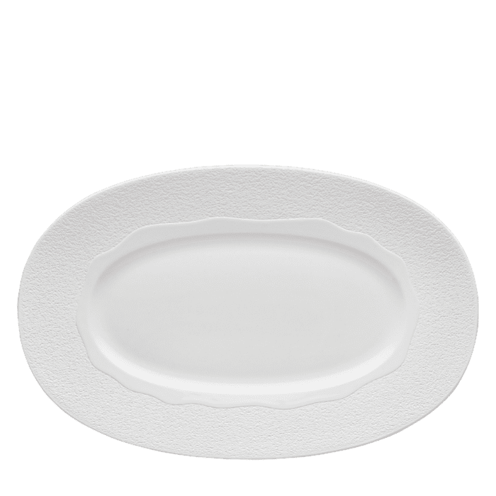 Duetto White - Oval Platter 41cm