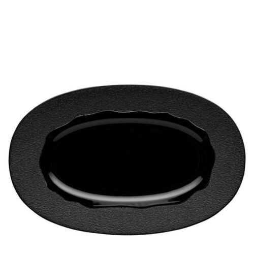 Duetto Black – Oval Platter 41cm