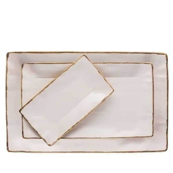 Brown Line - Rectangular Plate