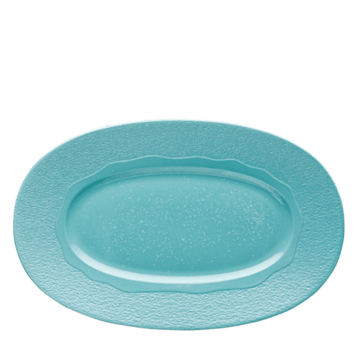Duetto Blue - Oval Platter 41cm