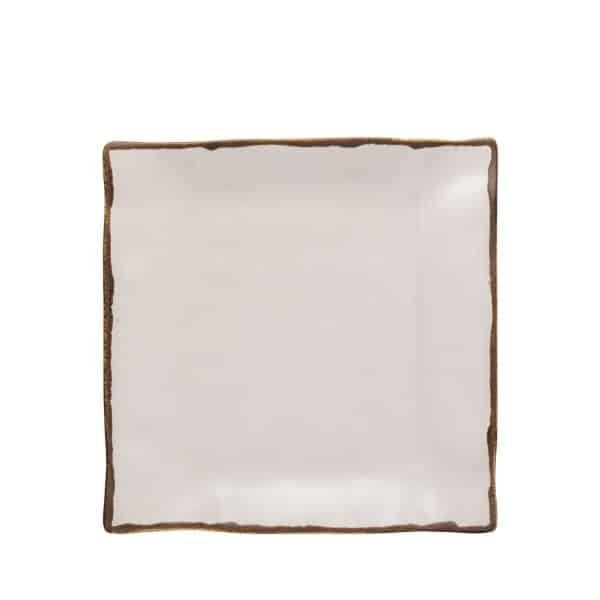 Brown Line - Square Plate
