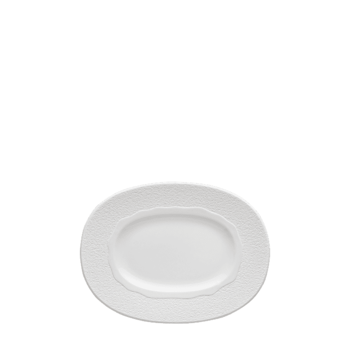 Duetto White - Oval Platter 24cm
