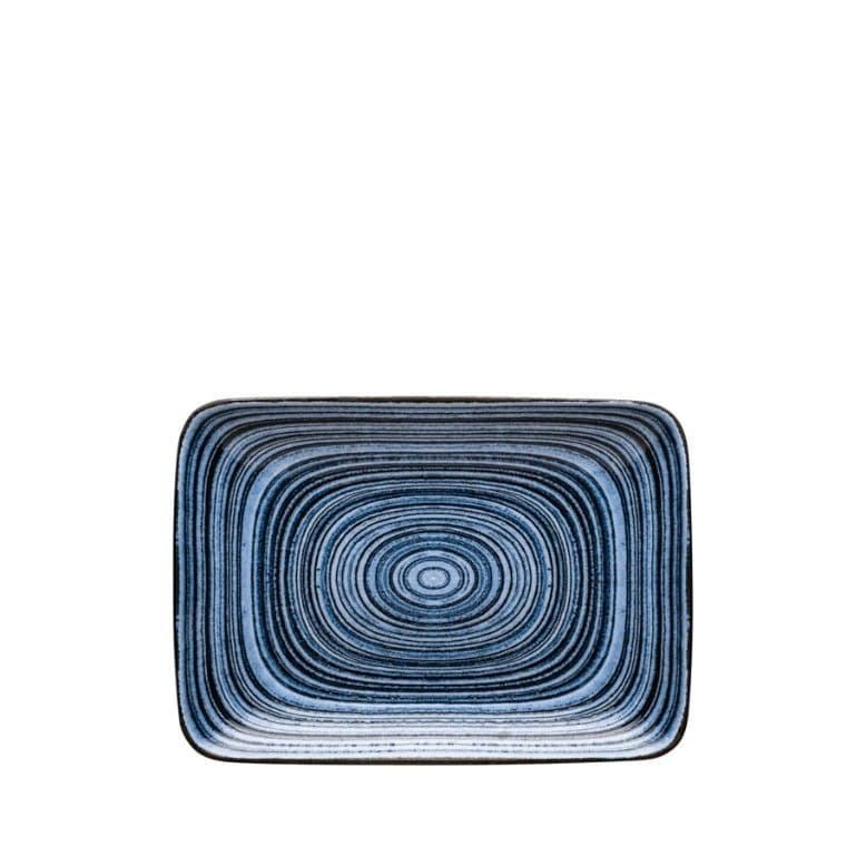 Swirl - Rectangular Plate 25cm