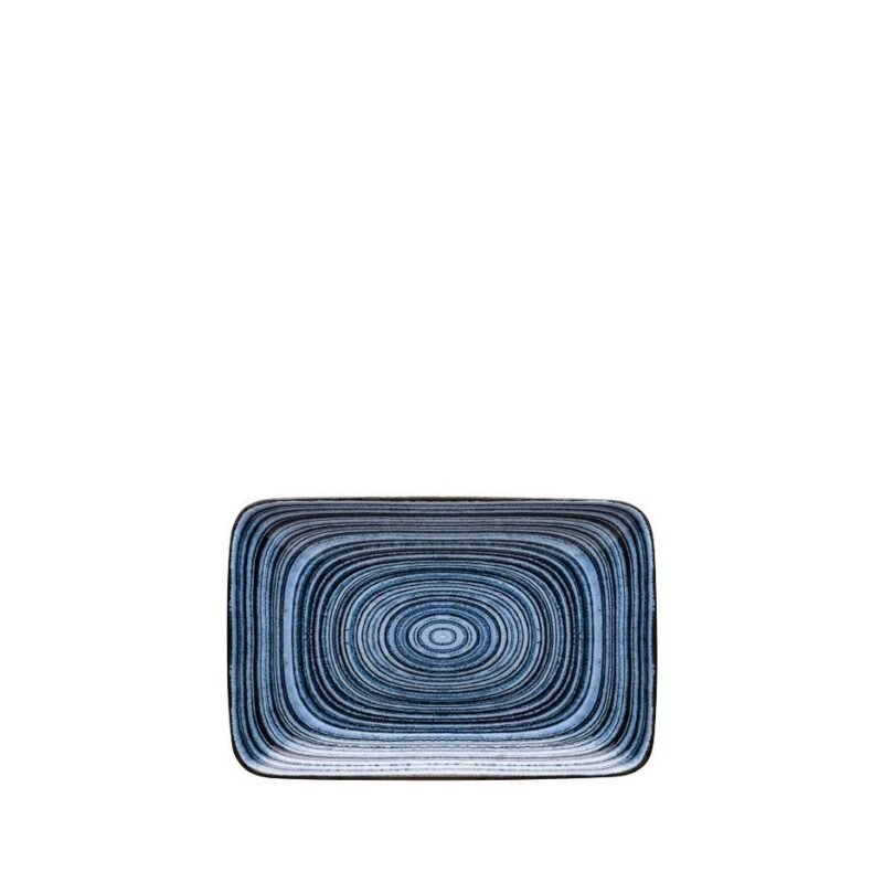 Swirl - Rectangular Plate 20cm