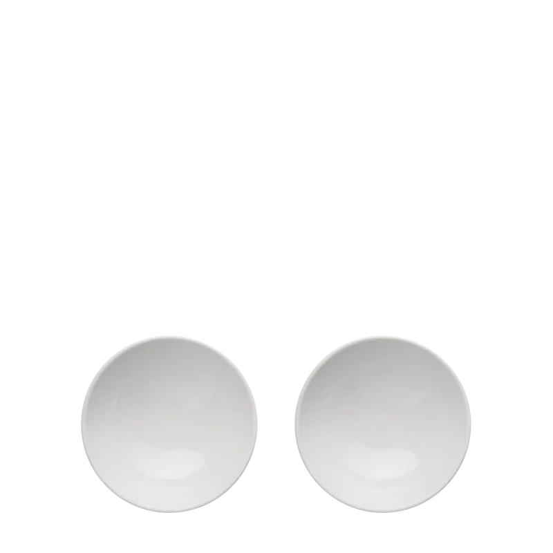 Loop White - Double Bowl with Tray