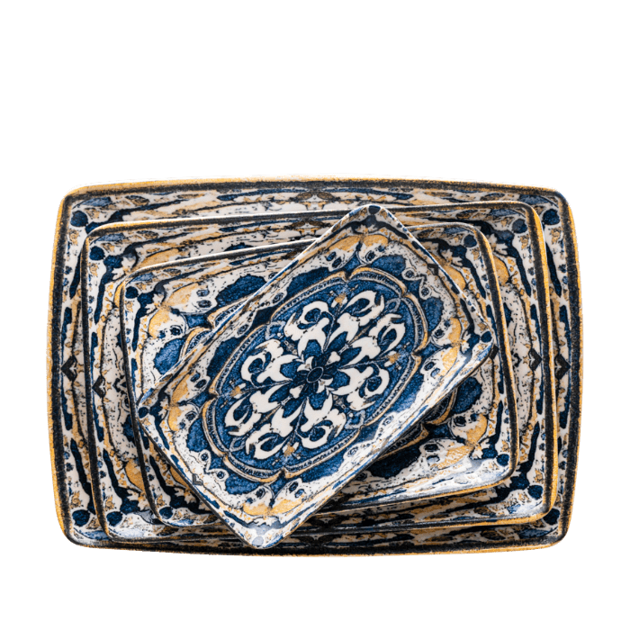 Arabesque Digital - Rectangular Plate 30cm