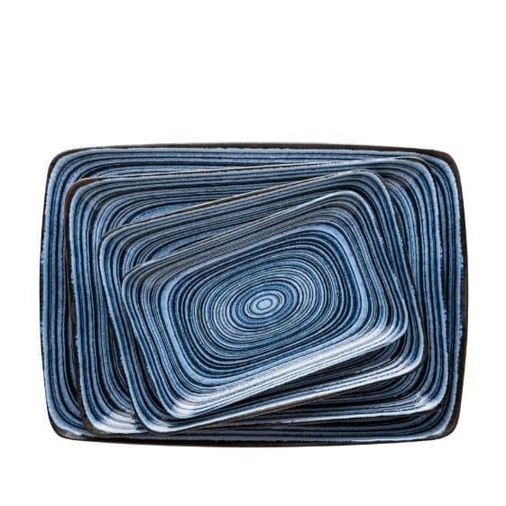 Swirl - Rectangular Plate 34cm