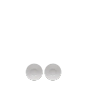 Loop White - Double Bowl with Tray