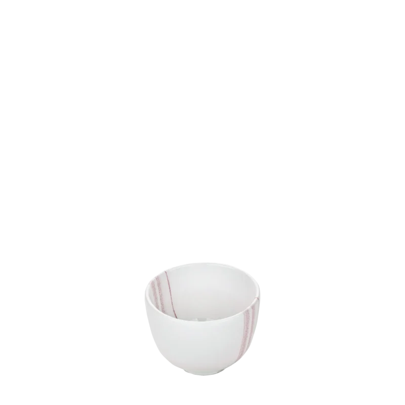 Loop Pink Line - Double Bowl with Tray