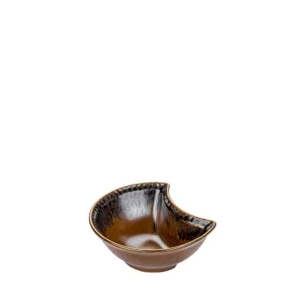 SHARE Brown - Crescent Bowl