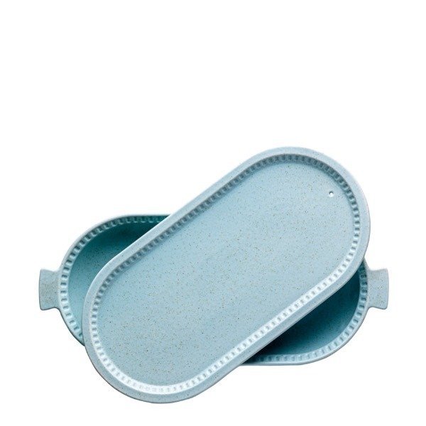 SHARE Blue – Oval Platter Lid
