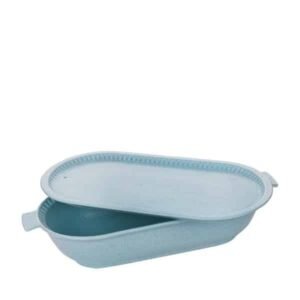 SHARE Blue – Oval Platter Lid