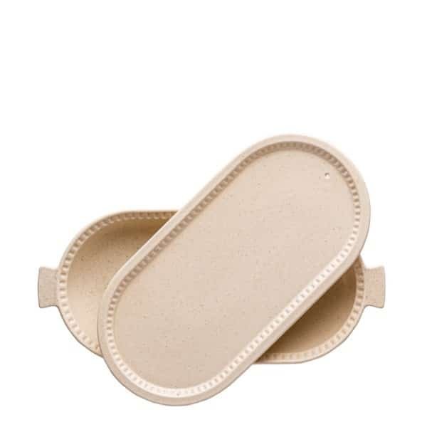 SHARE BEIGE - Oval Platter Lid