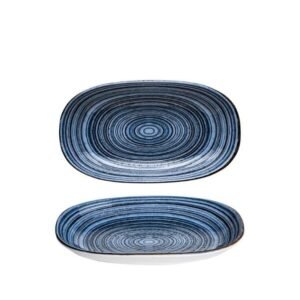 Swirl - Deep Oval Plate 23cm