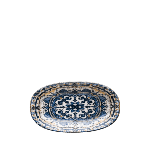 Arabesque Digital - Deep Oval Plate