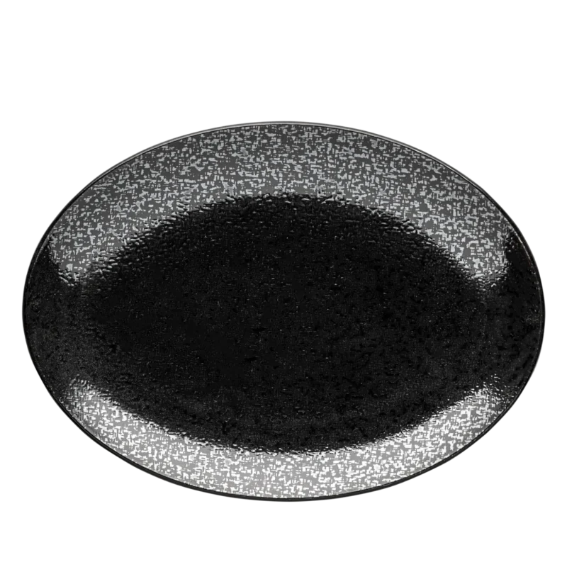 Black Opal - Oval Plate