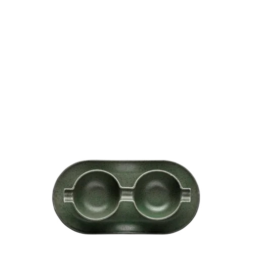 Wings Green - Double Cup&Saucer