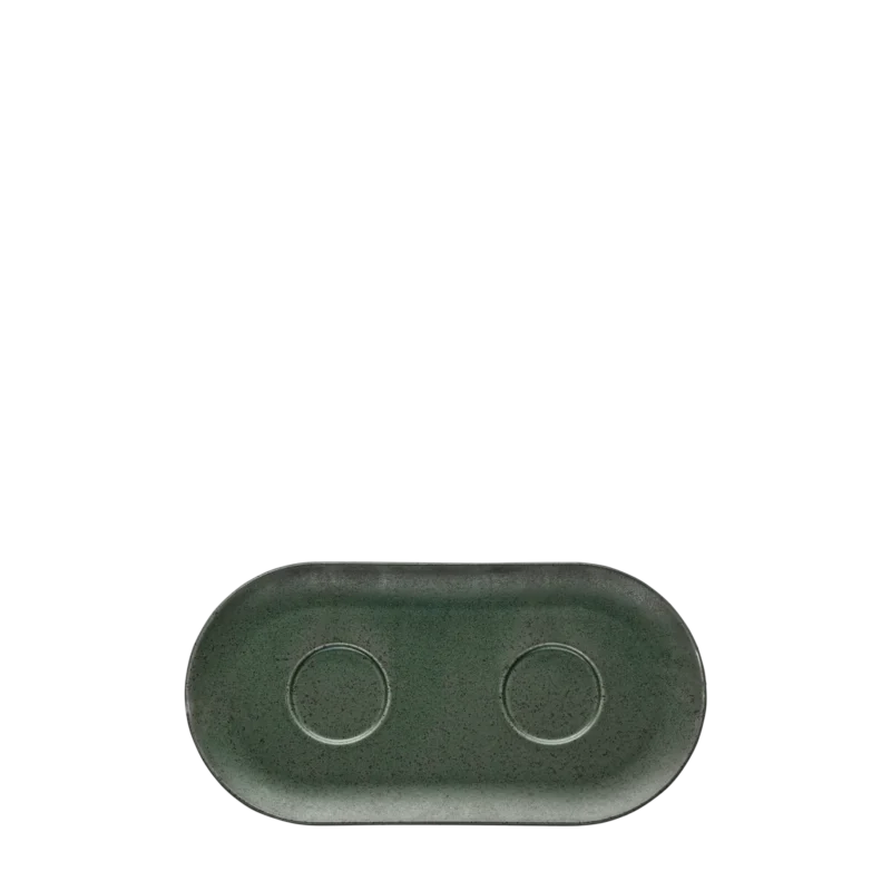 Wings Green - Double Cup&Saucer