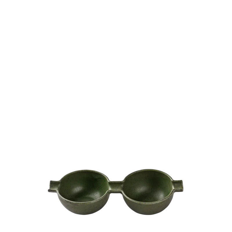 Wings Green - Double Cup&Saucer