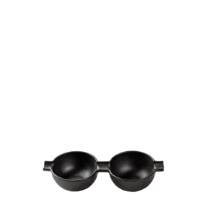 Wings Black – Double Cup&Saucer