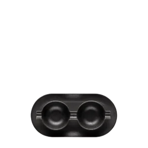 Wings Black – Double Cup&Saucer