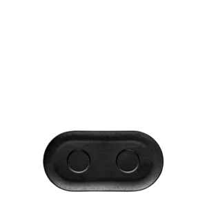 Wings Black – Double Cup&Saucer