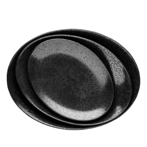 Black Opal - Oval Plate