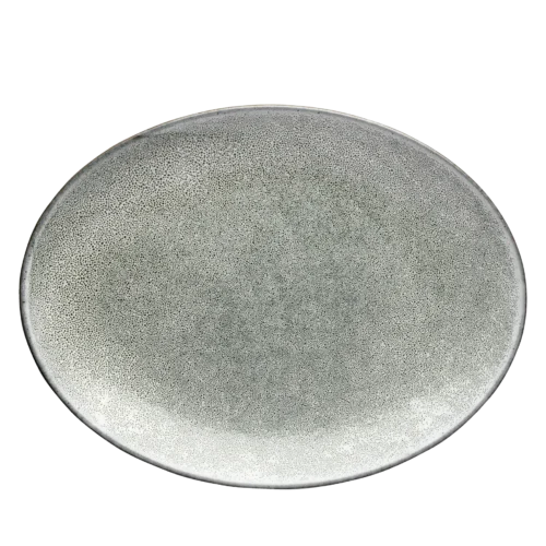 Black Fog - Oval Plate