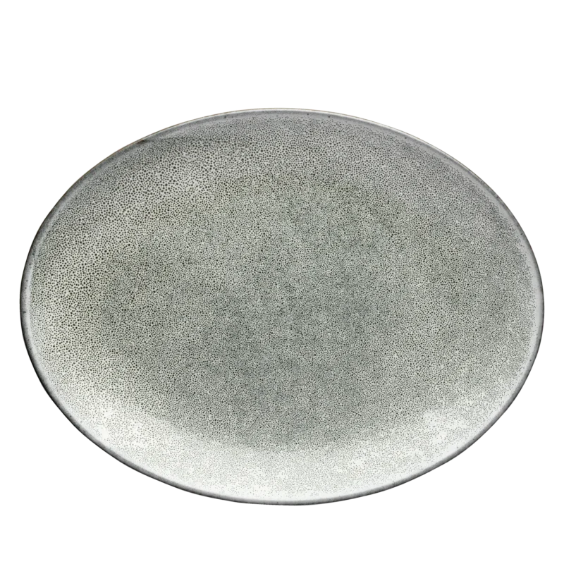 Black Fog - Oval Plate