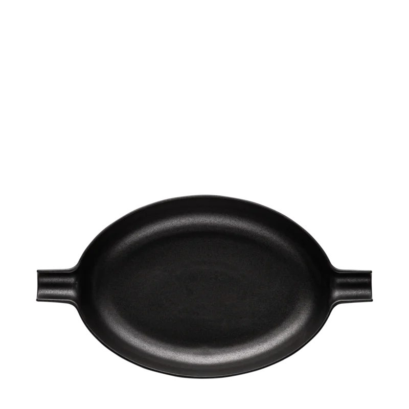 Wings Black – Oval Pot